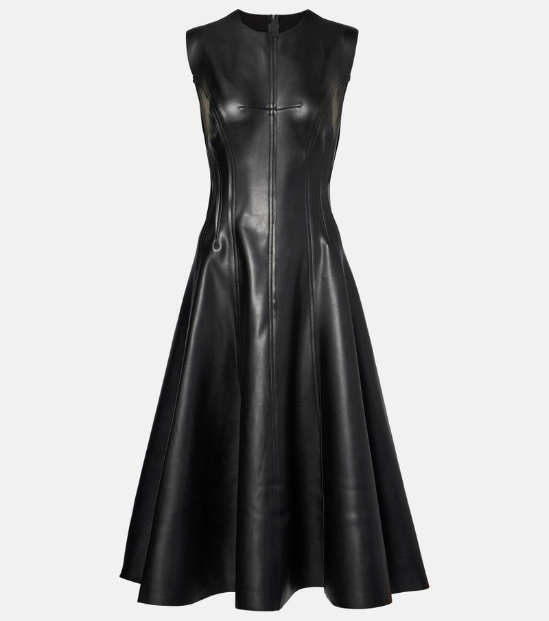 Grace faux leather dress 1