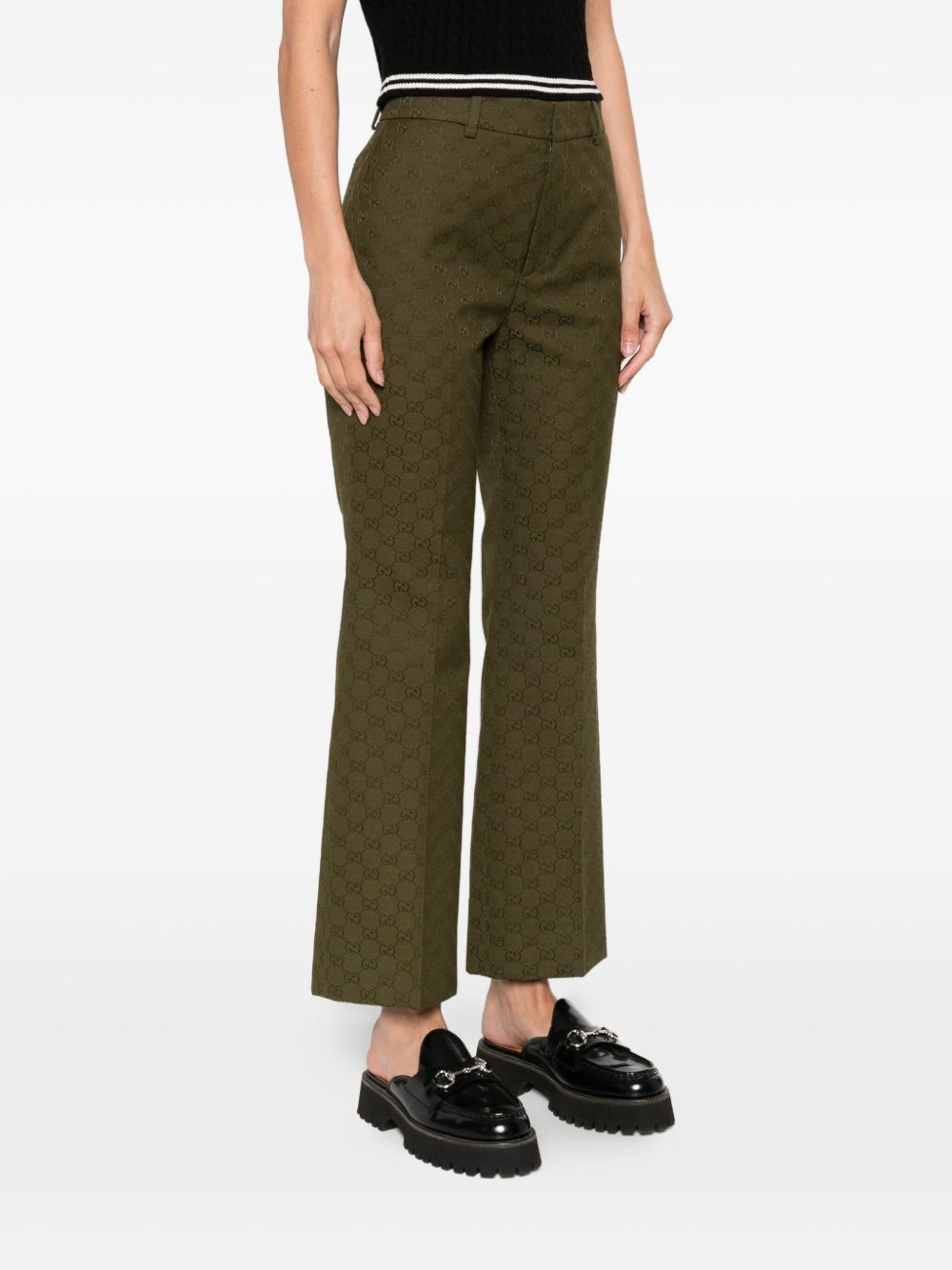 GG monogram trousers - 3