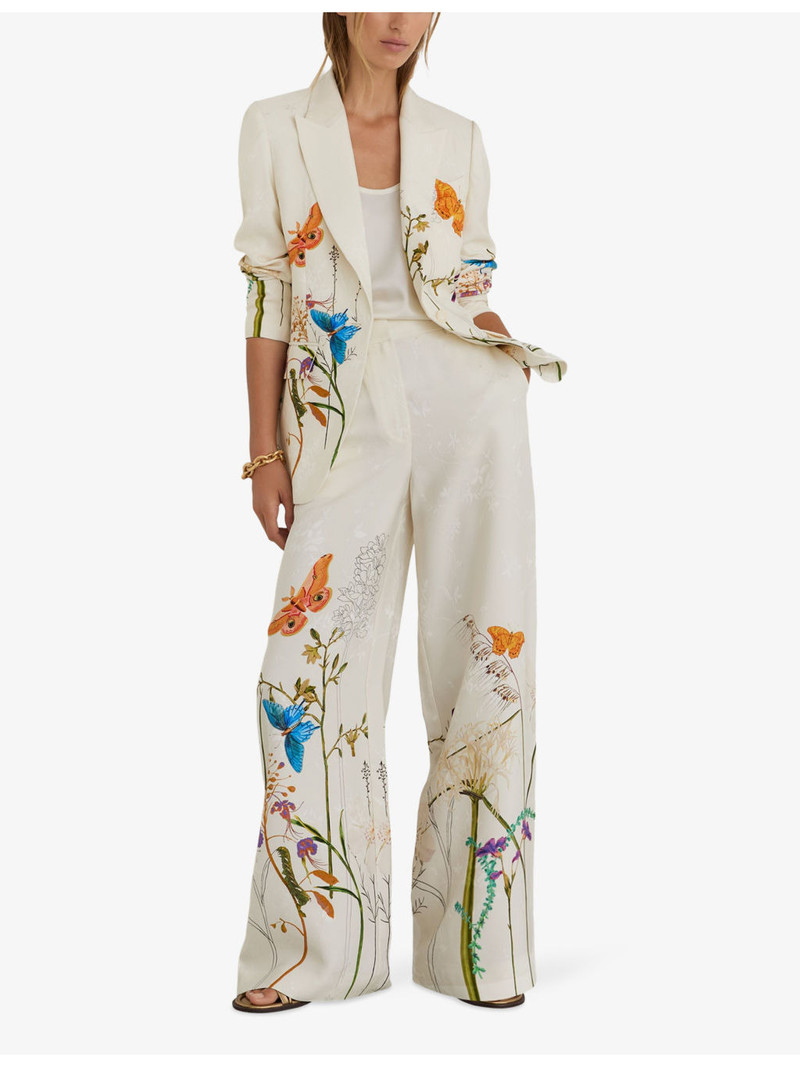 REISS Reiss x New York Botanical Garden Frankie Woven Blazer outlook