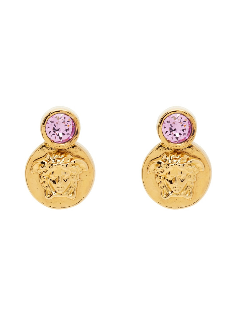 Medusa-plaque stud earrings 1