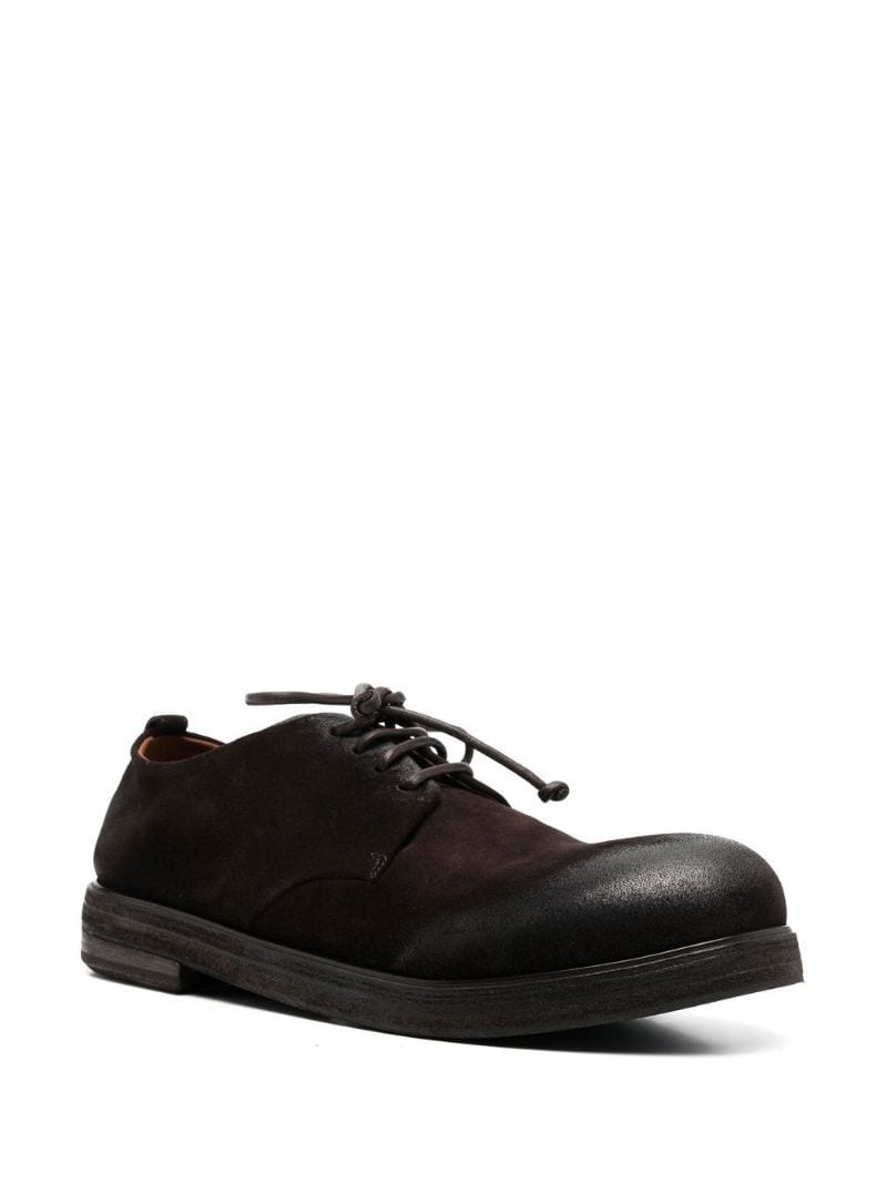 lace-up suede Oxford shoes - 2