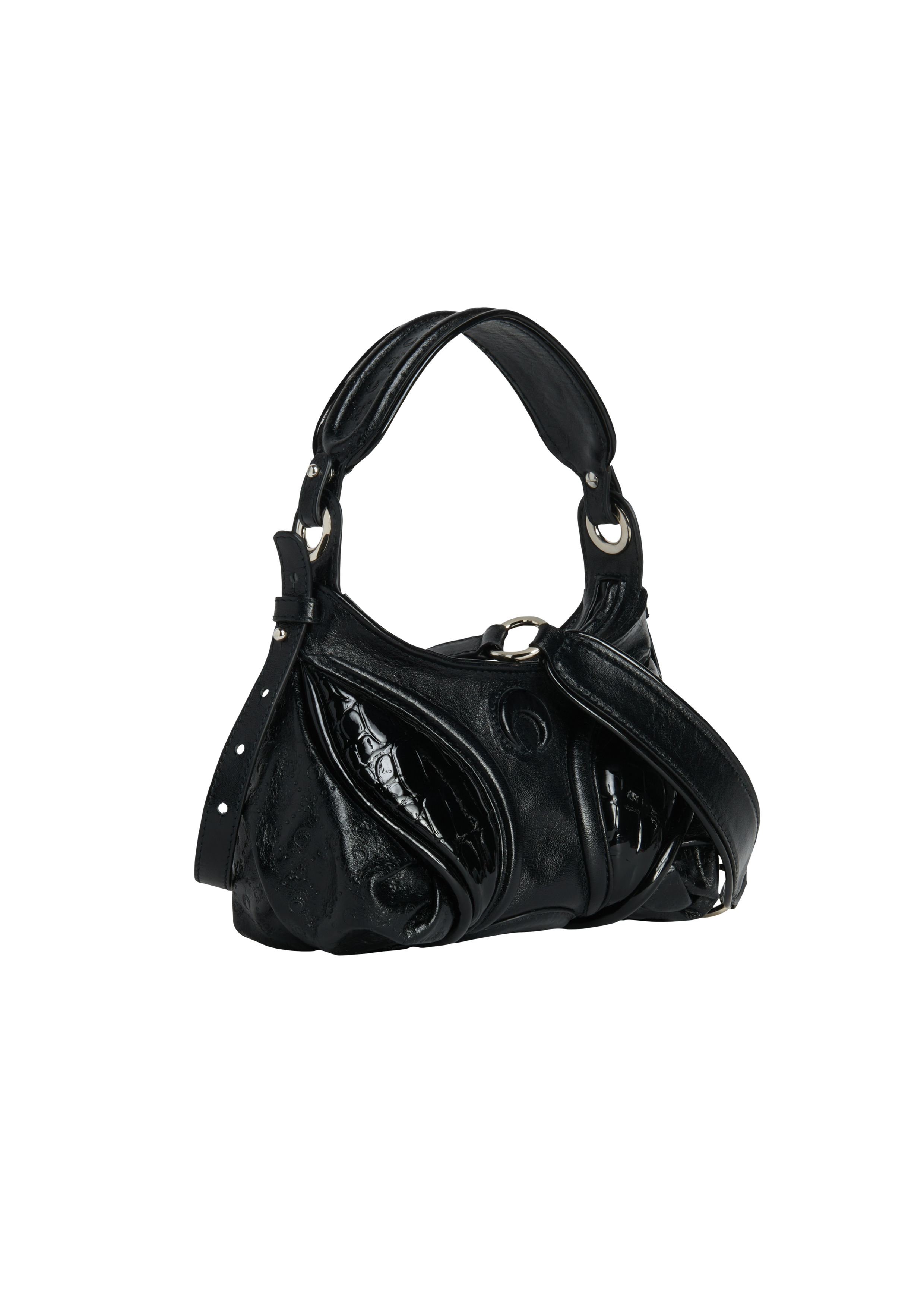 Marine Serre Embossed Leather Mini Futura | REVERSIBLE
