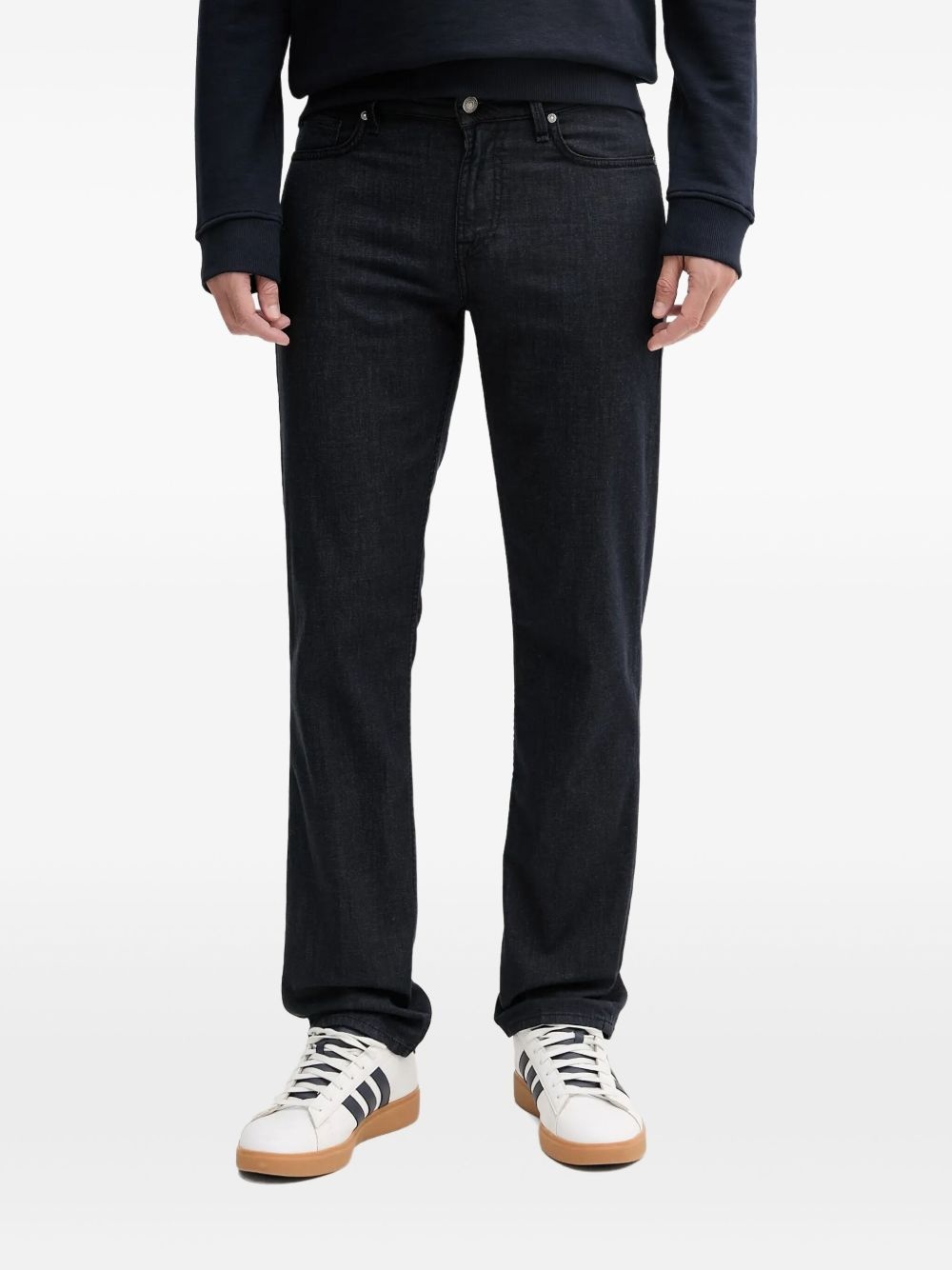 logo-plaque jeans - 2