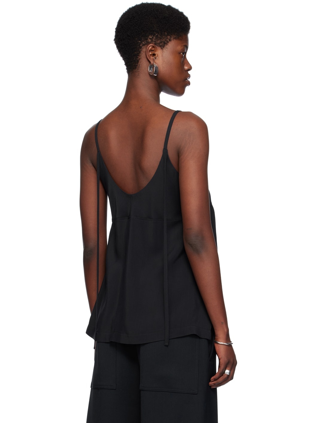 Navy V-Neck Camisole - 3