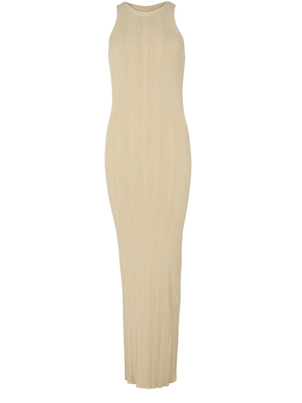 Seamless Ribbed Tank Dress - 1