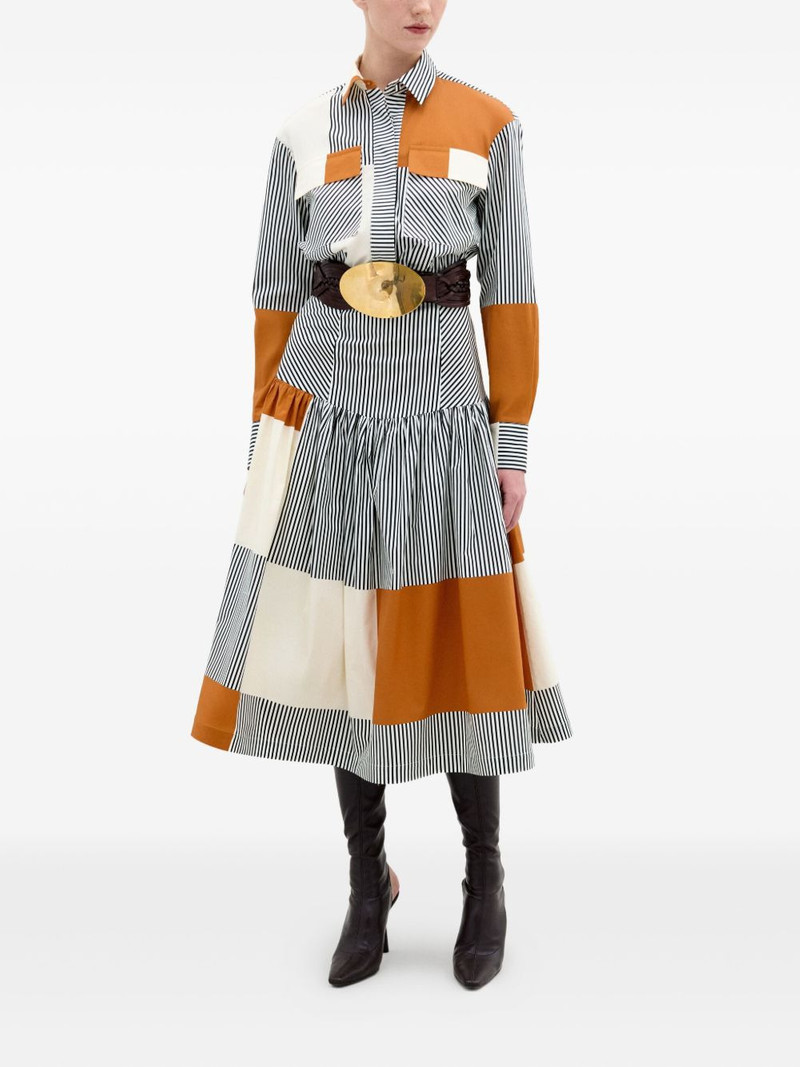 SILVIA TCHERASSI Soleil cotton cropped shirt outlook