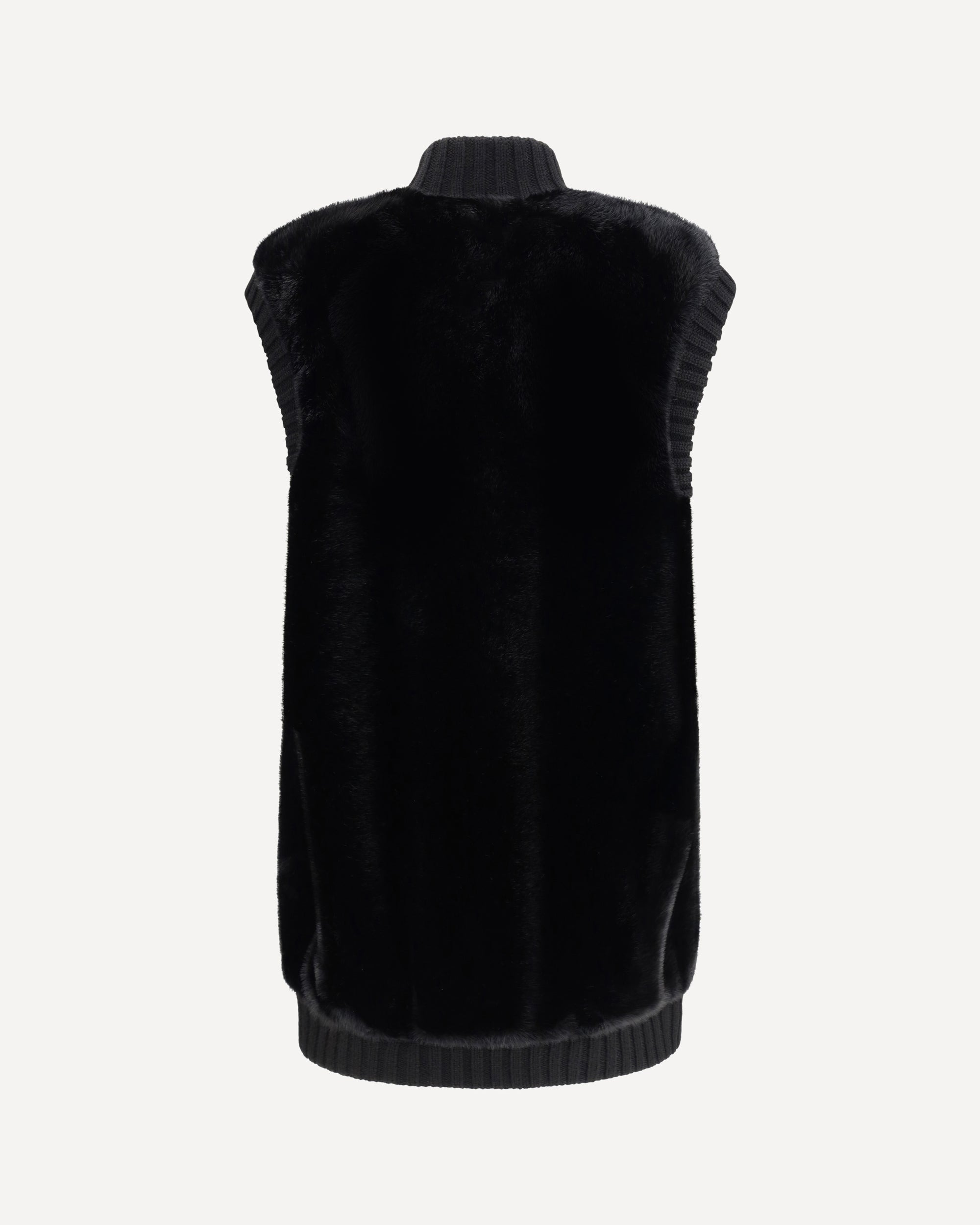 Long Vest in faux fur - 2