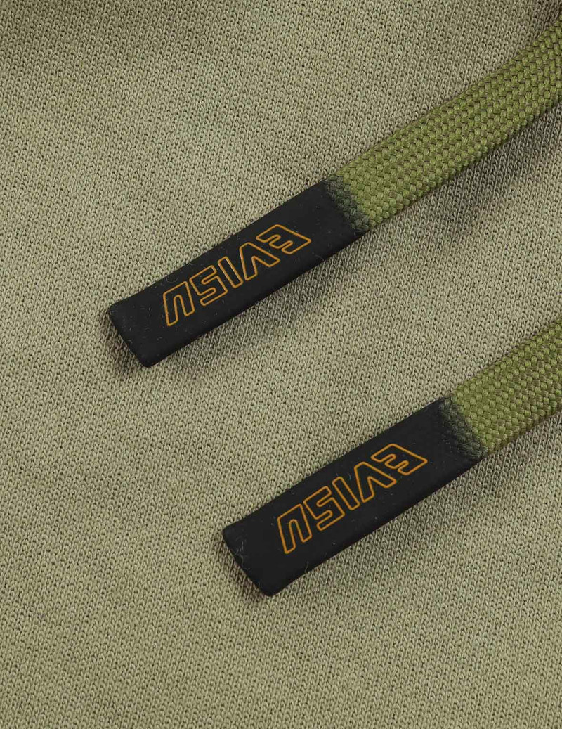 LOGO PRINT AND SEAGULL EMBROIDERY PATCHWORK SWEAT SHORTS 11