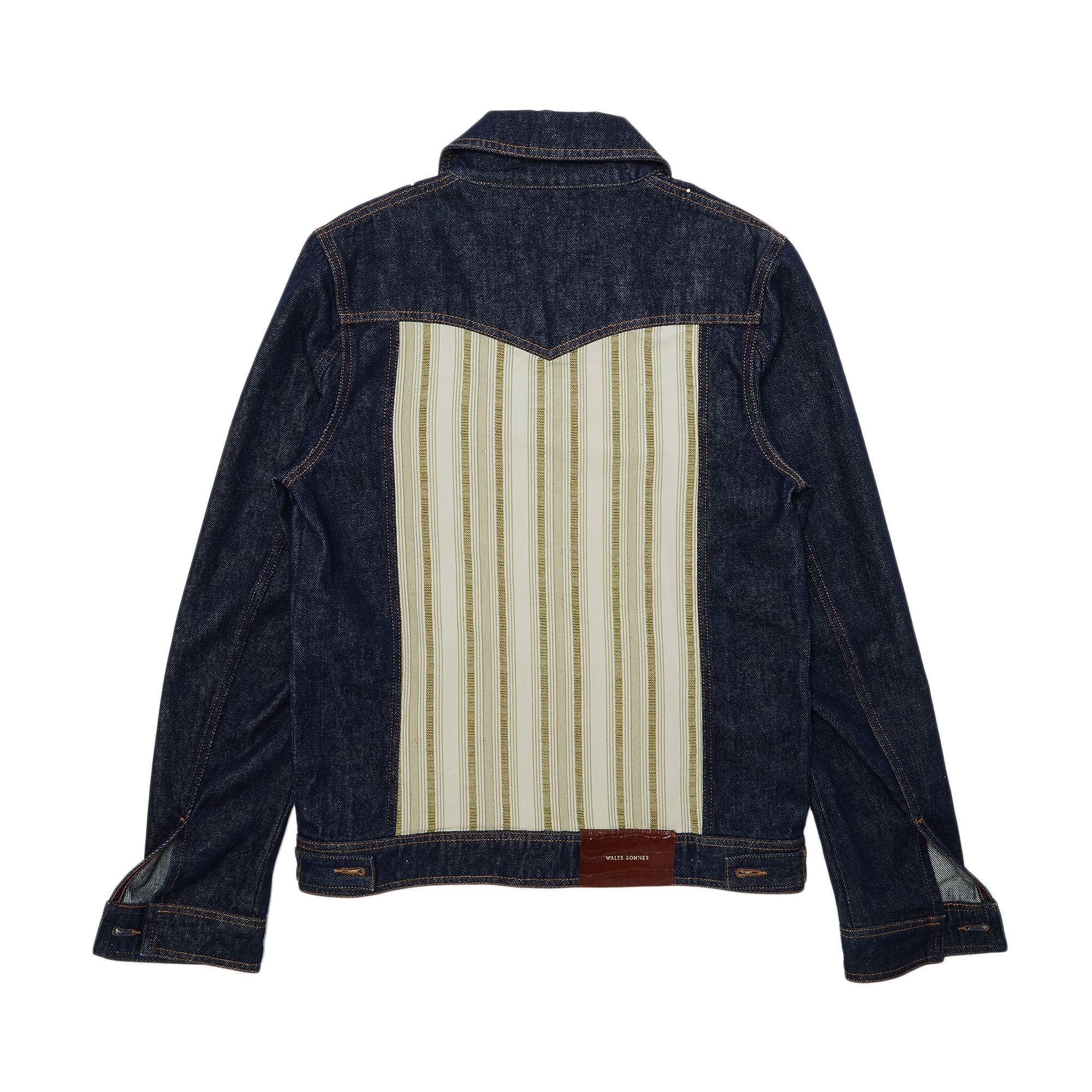 Wales Bonner Miles Denim Jacket 'Blue/Multicolor' - 2