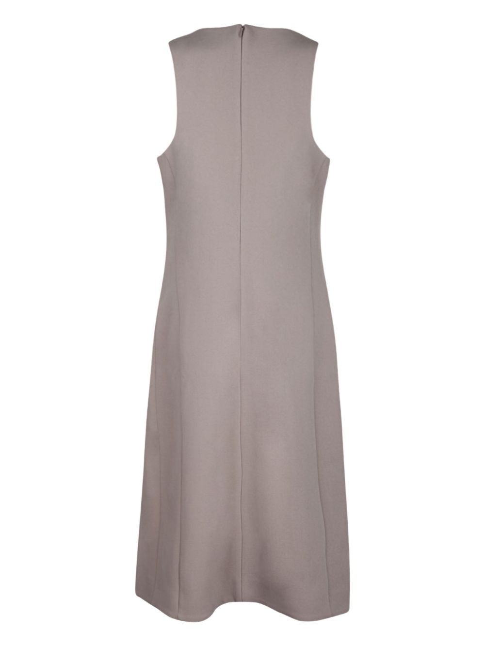 virgin-wool midi dress - 2