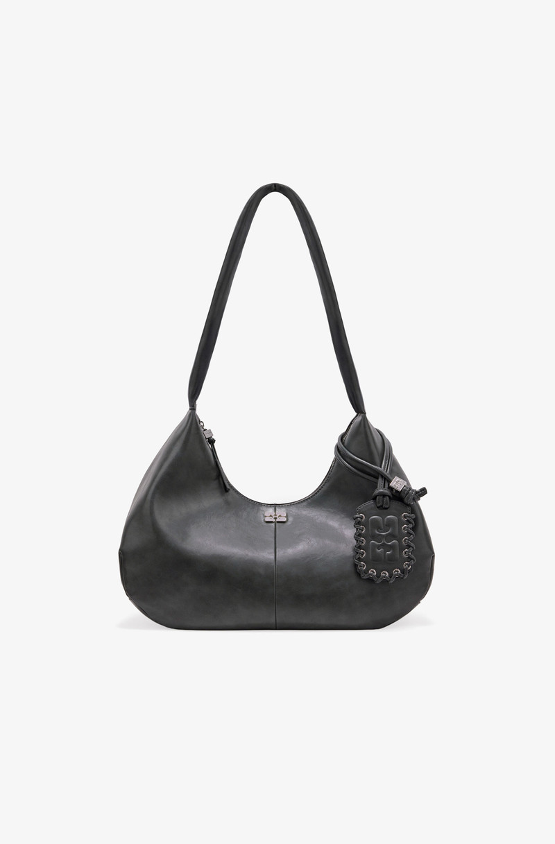 DARK GREY MEDIUM HOBO BAG 1