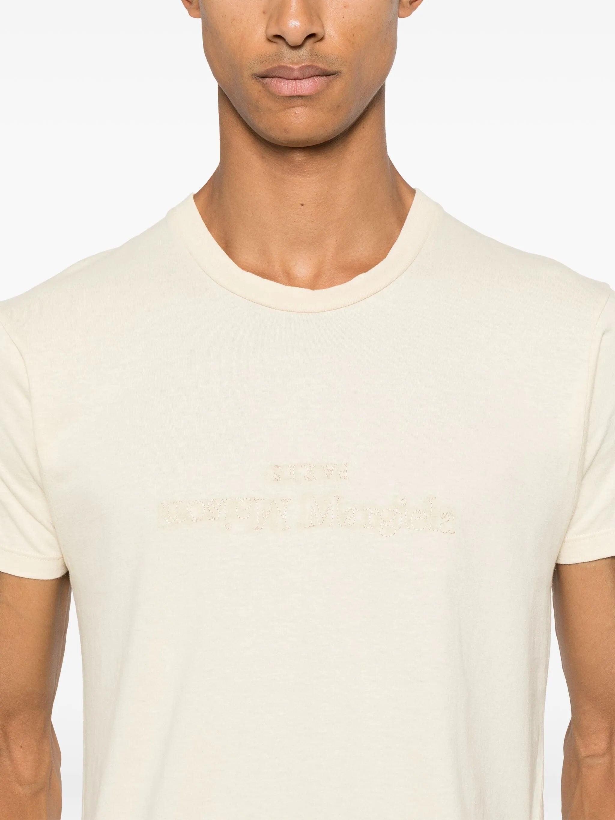 Logo-embroidered T-shirt - 4