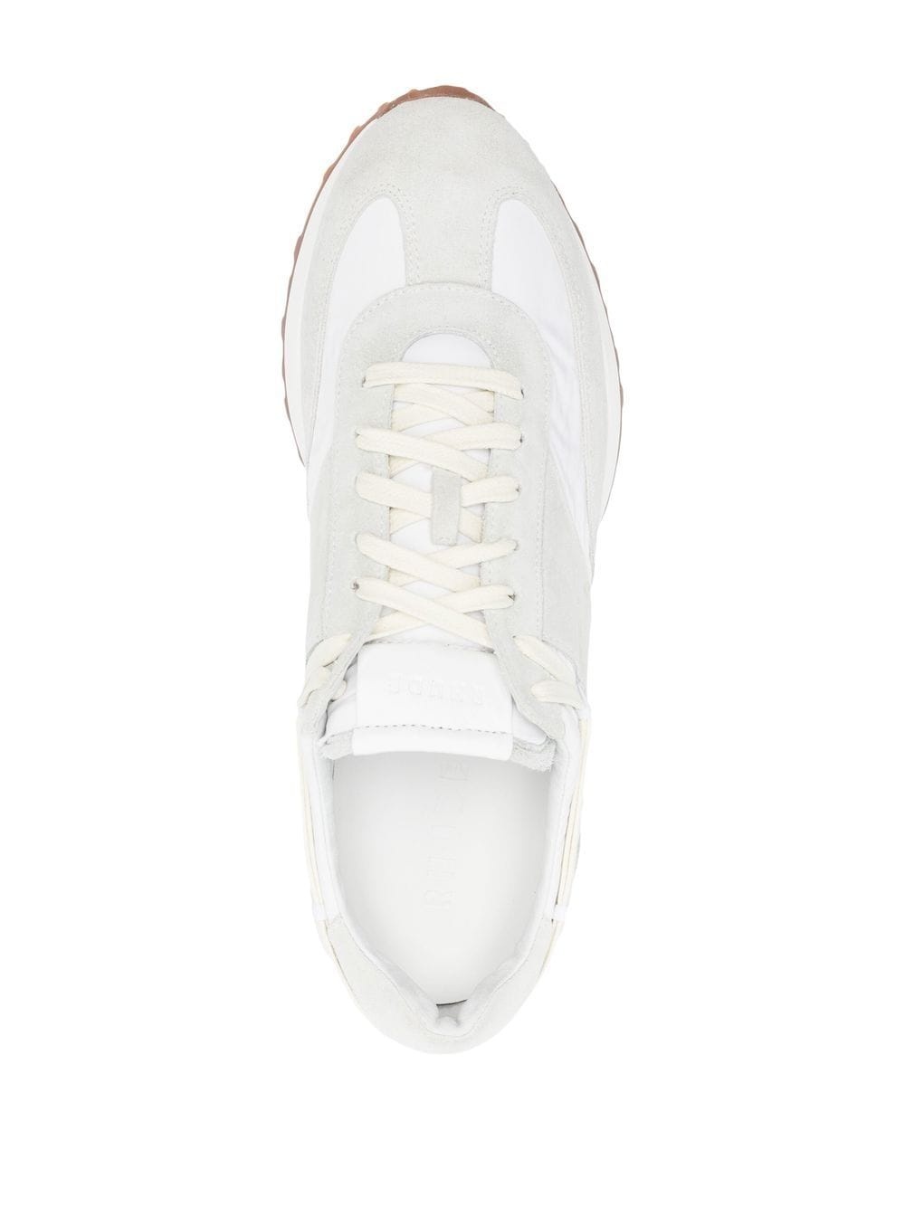 panelled low-top sneakers - 4