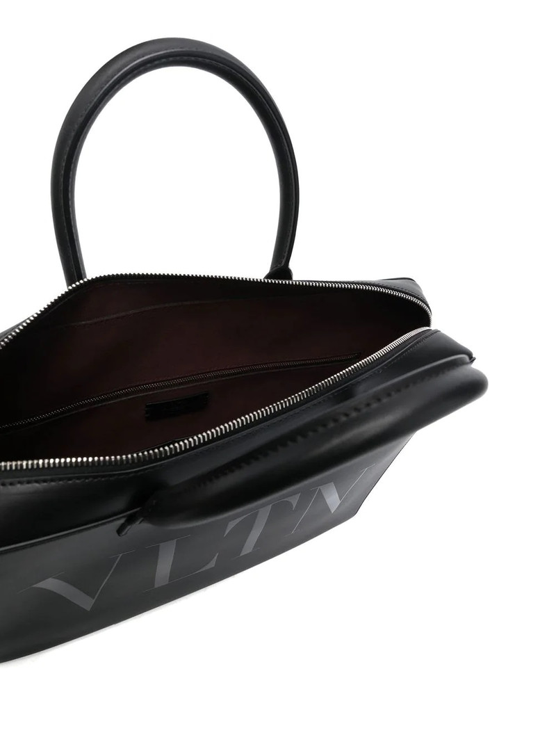 logo-print laptop bag 5