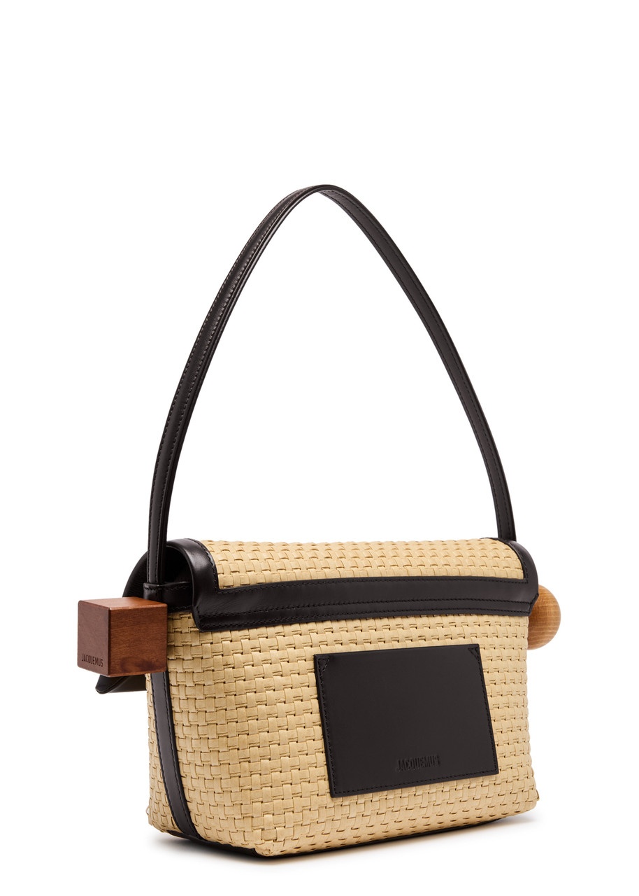 Jacquemus Le Rond Carré Woven Raffia Shoulder bag - 2