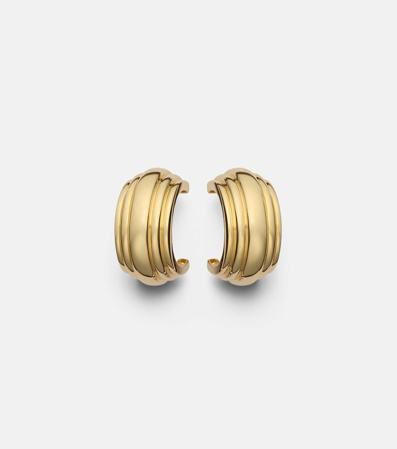 Serge 10kt gold hoop earrings 1