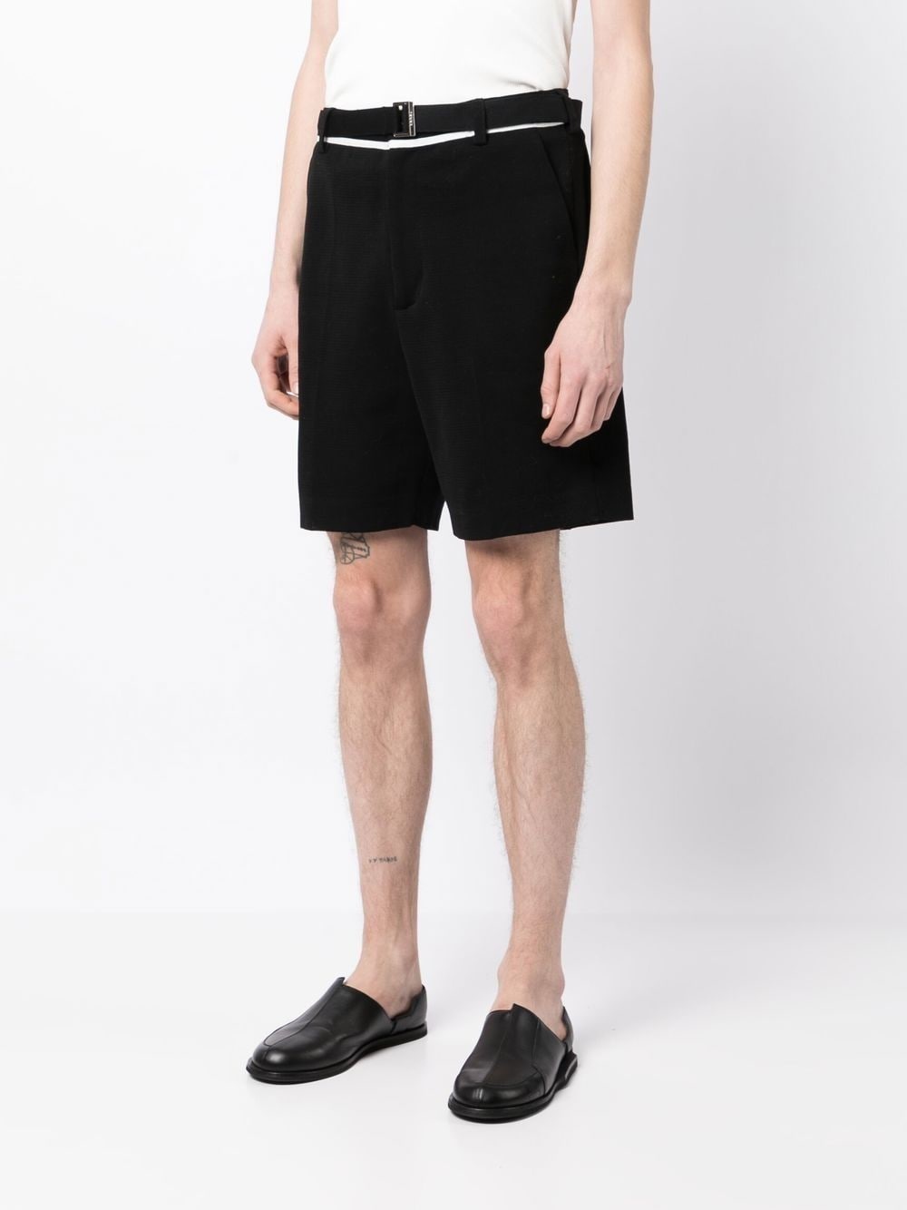 tailored cotton shorts - 3