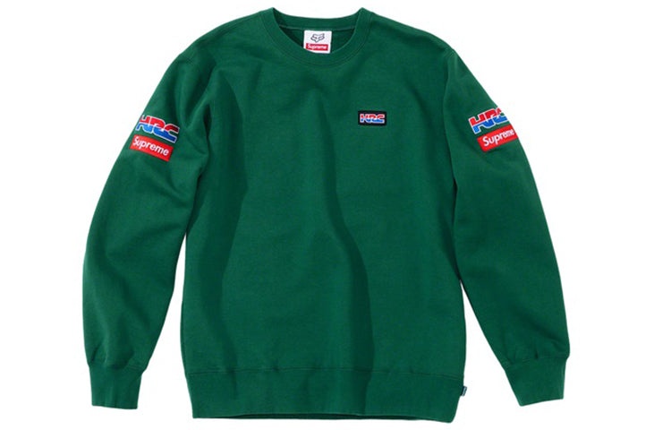 Supreme x Honda Fox Racing Crewneck 'Green' SUP-FW19-594 - 1