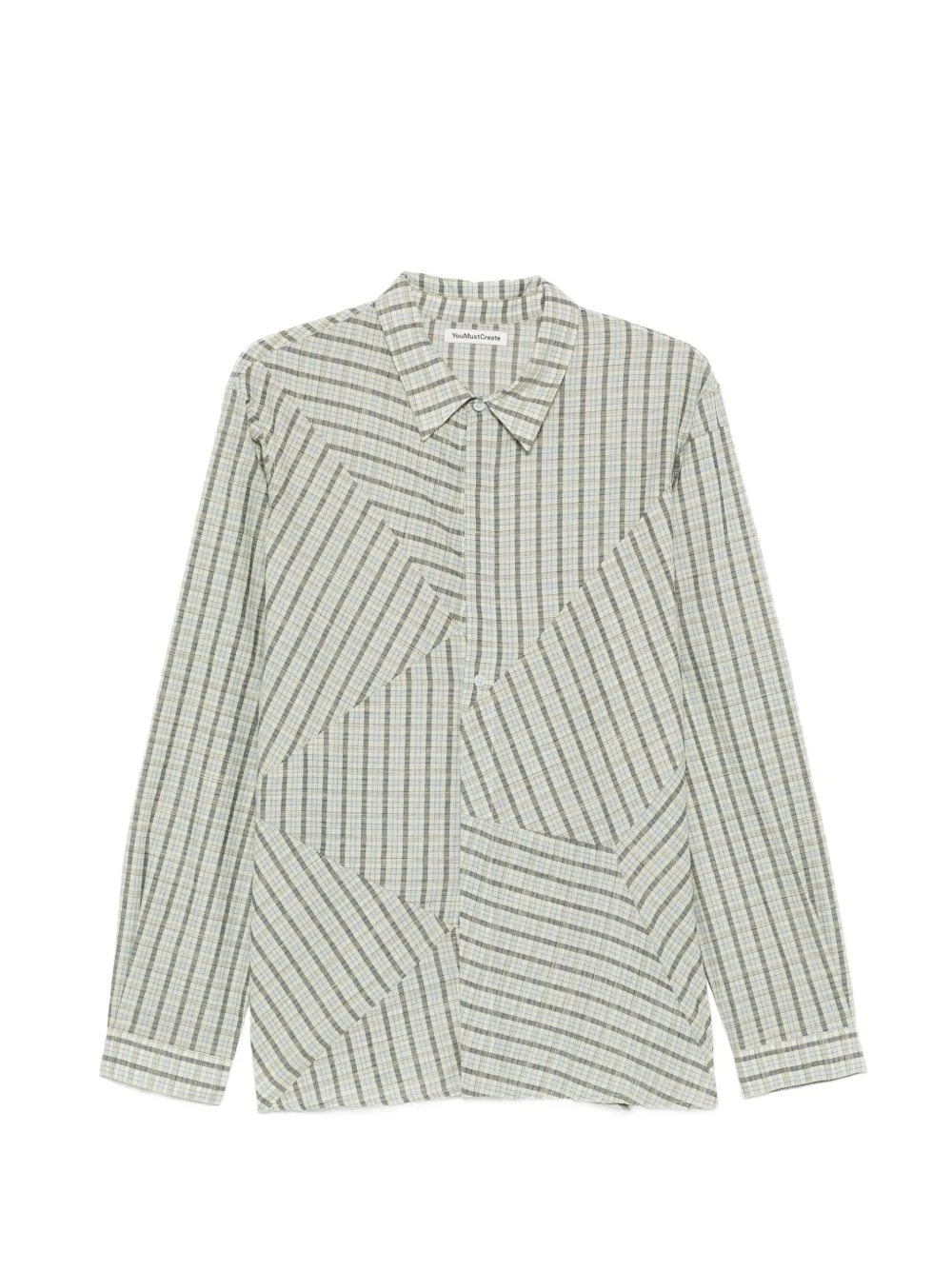 Substance checked shirt - 1