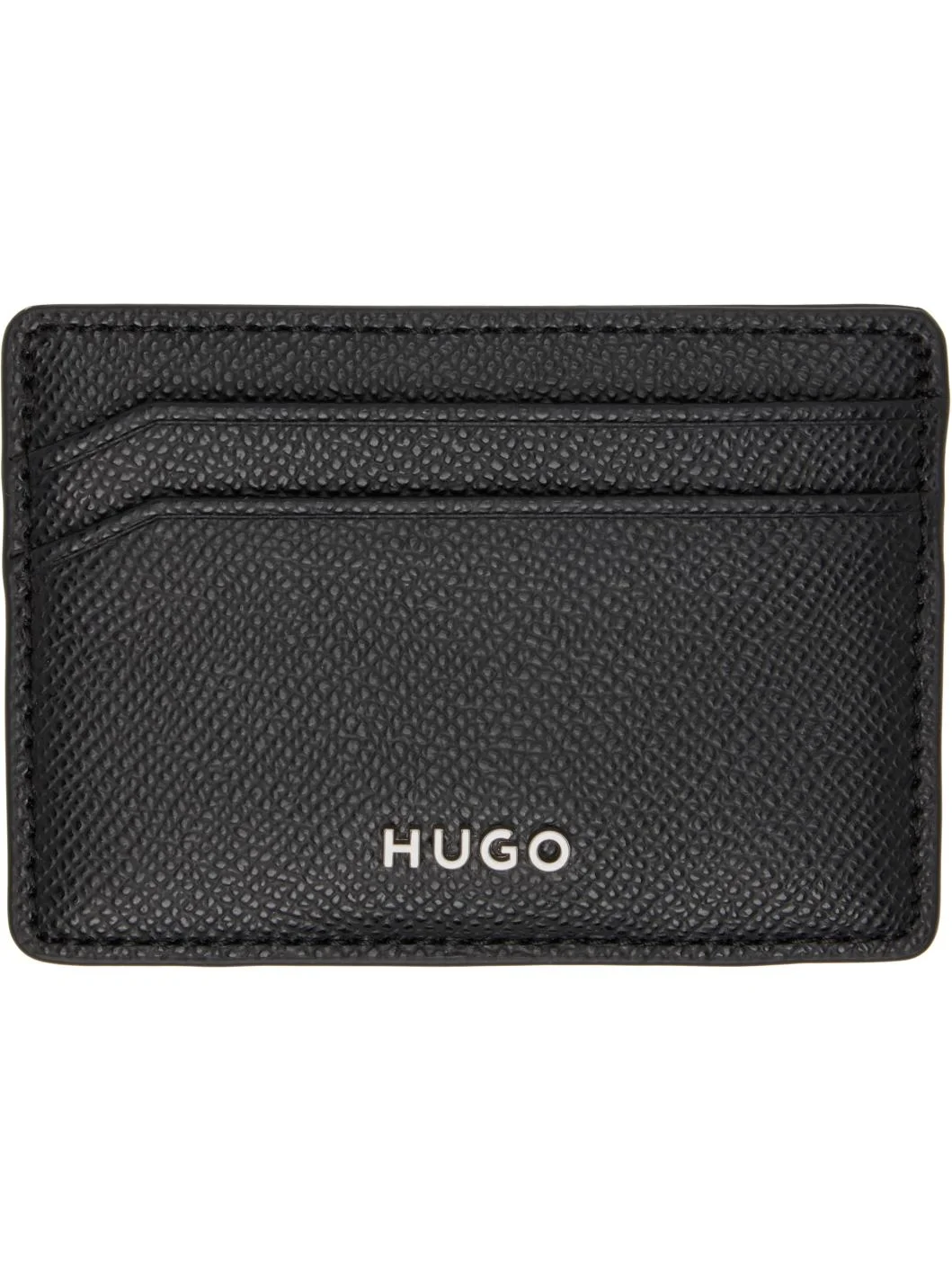 Black Leather Card Holder - 1