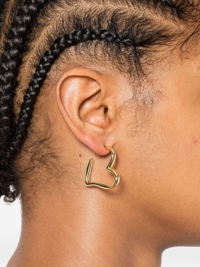 maje heart-shaped earrings outlook