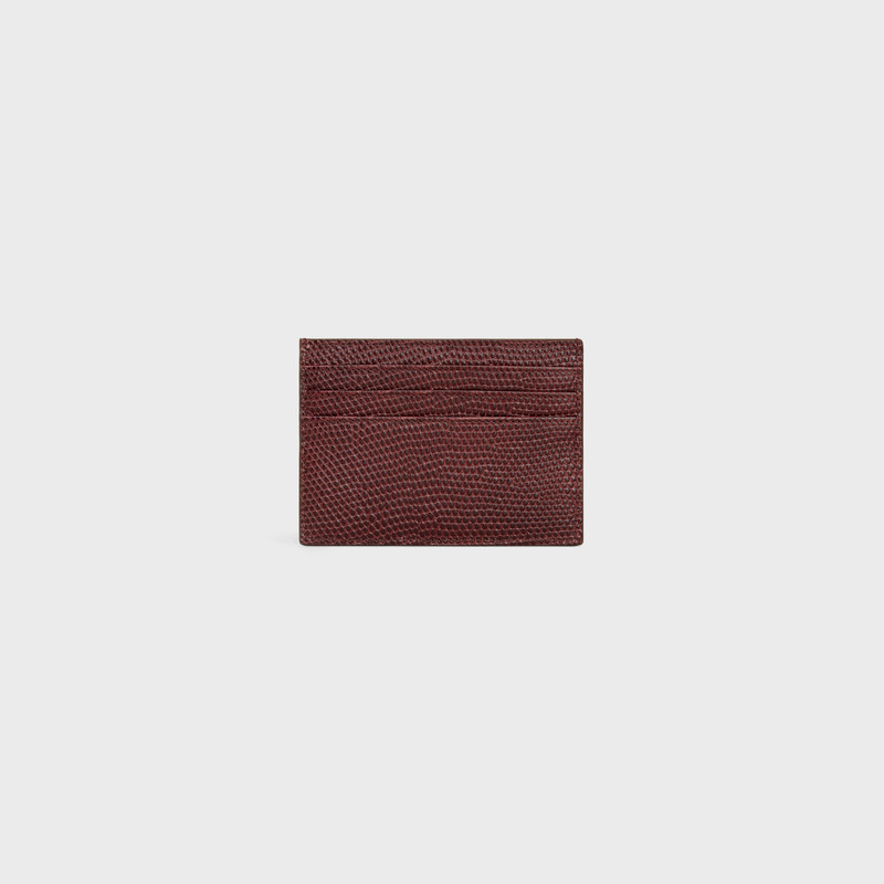 LARGE CARD HOLDER in LIZARD EMBOSSED CALFSKIN 3