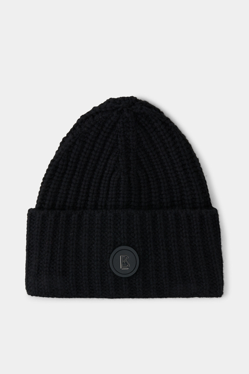 Kilian knitted cashmere hat in Black 1