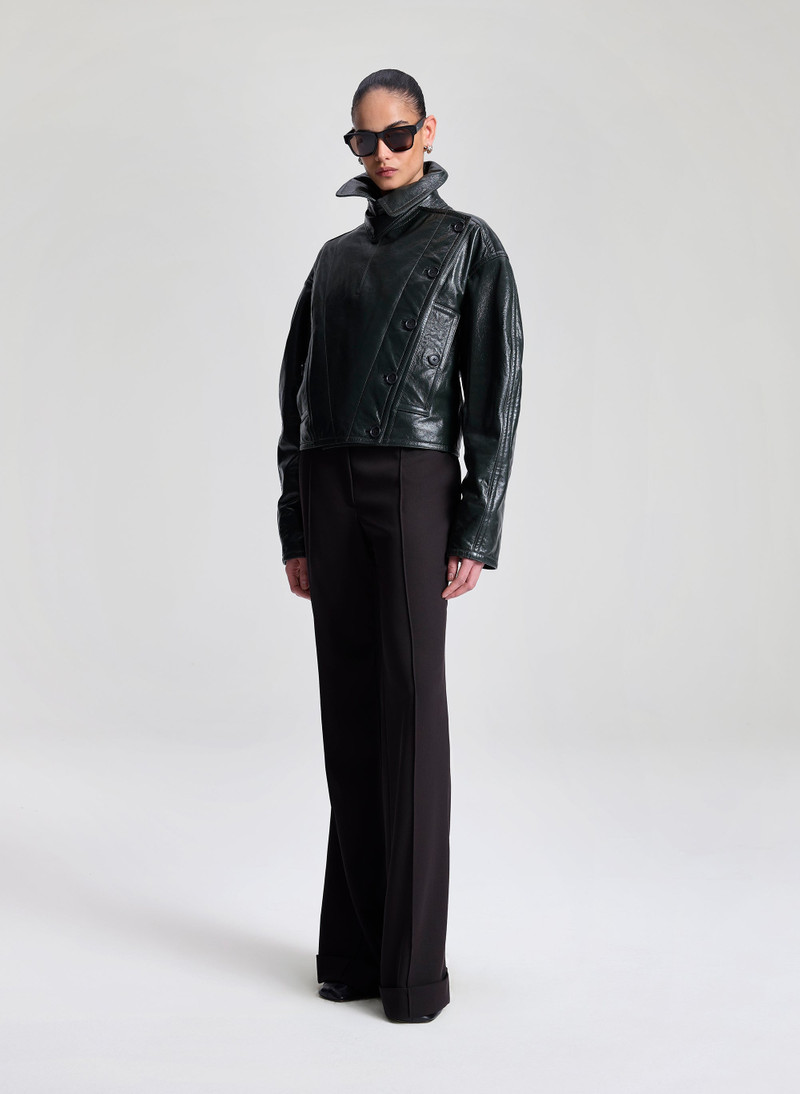 Eli Glossy Leather Jacket 5