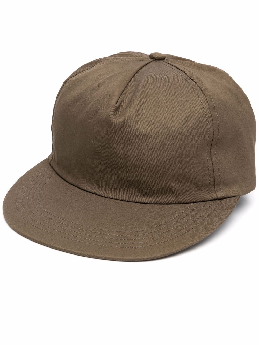 flat-peak baseball cap - 1