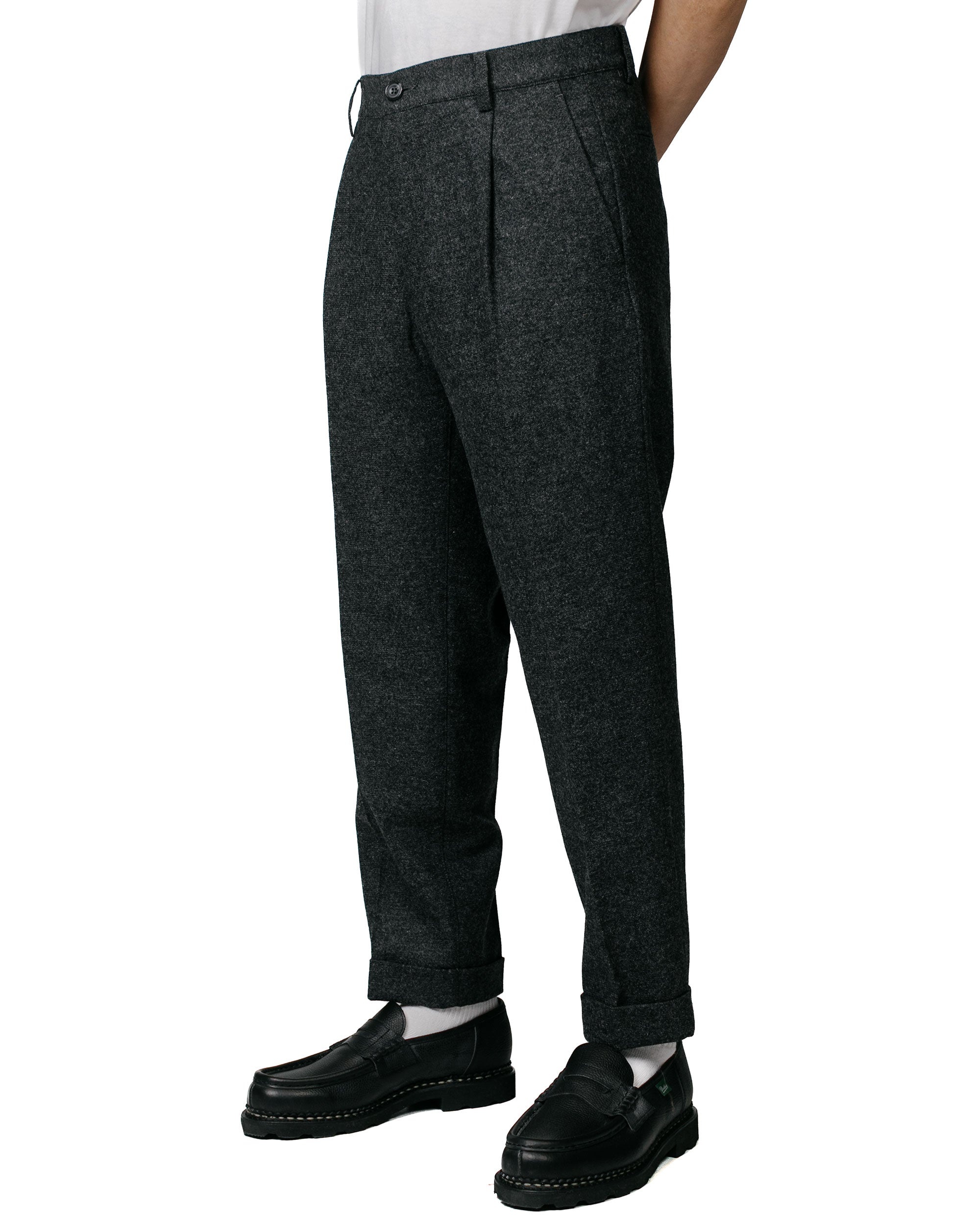 1Pleat Wool Cashmere Grey - 2