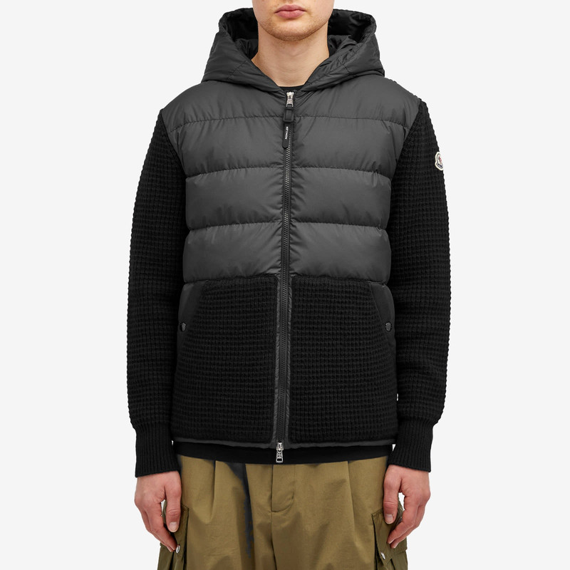 Moncler Moncler Down Knit Waffle Jacket outlook