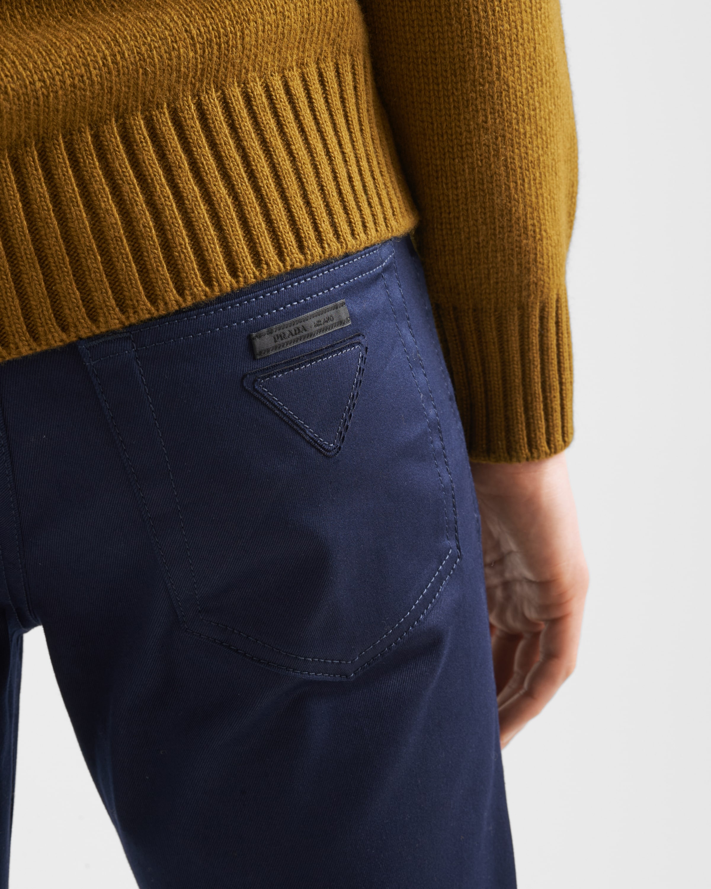 Five-pocket stretch drill pants - 4