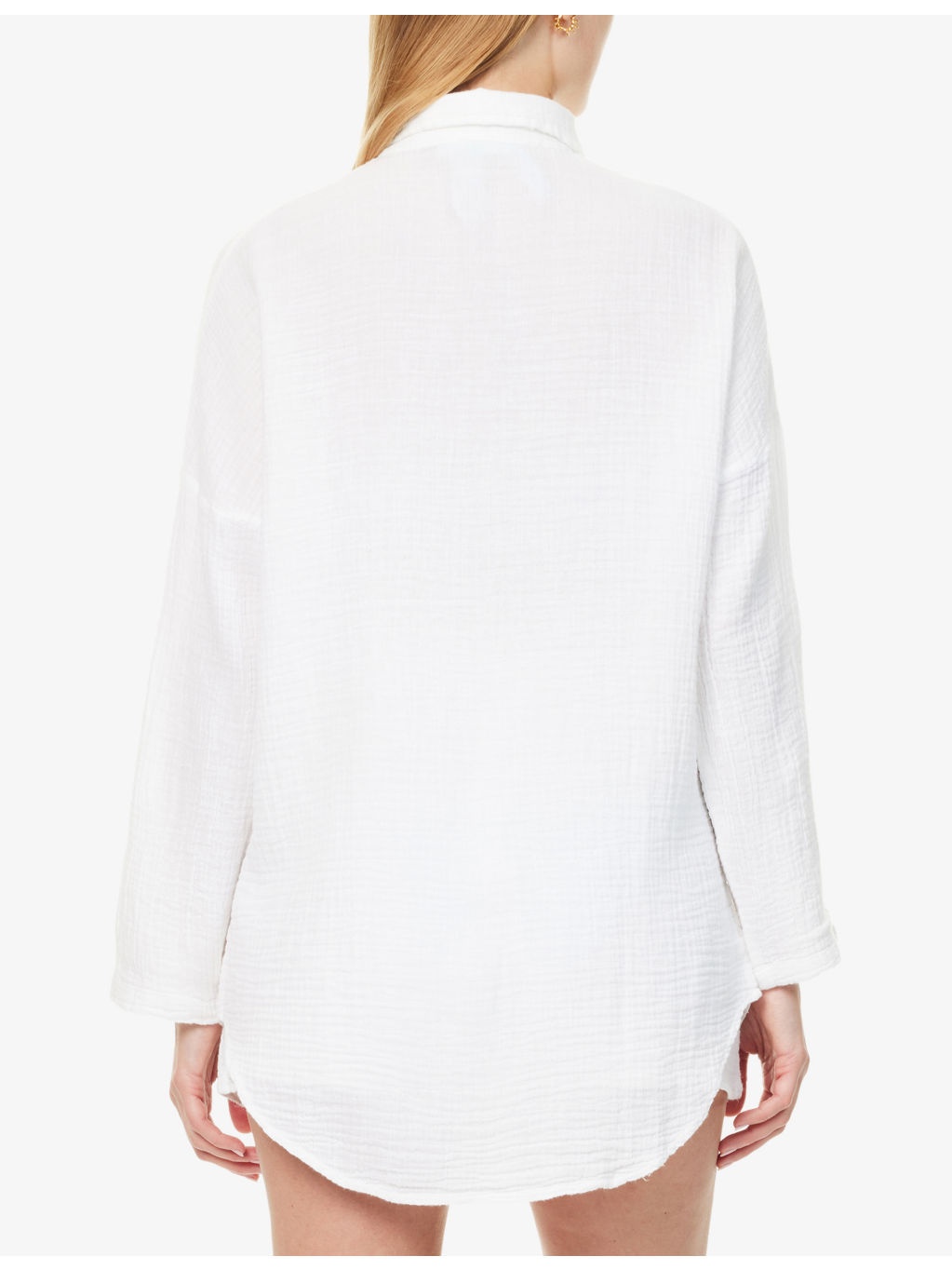 Elena Cotton Beach Shirt - 4