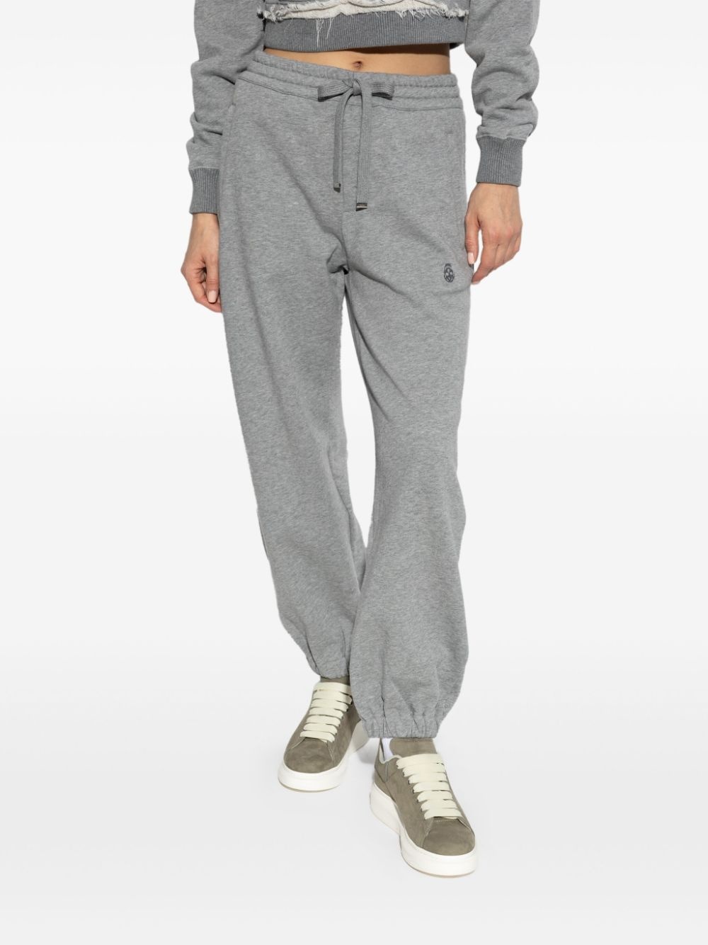 logo-embroidered track pants - 3