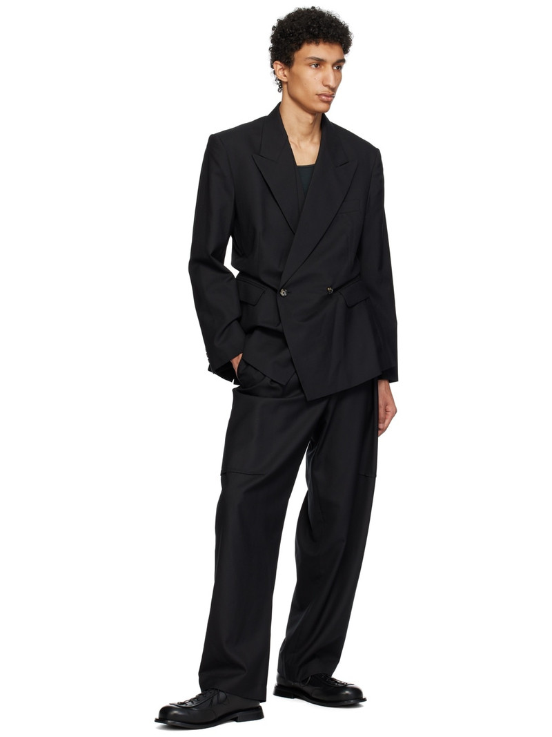 MARINA YEE Black Origami Blazer outlook