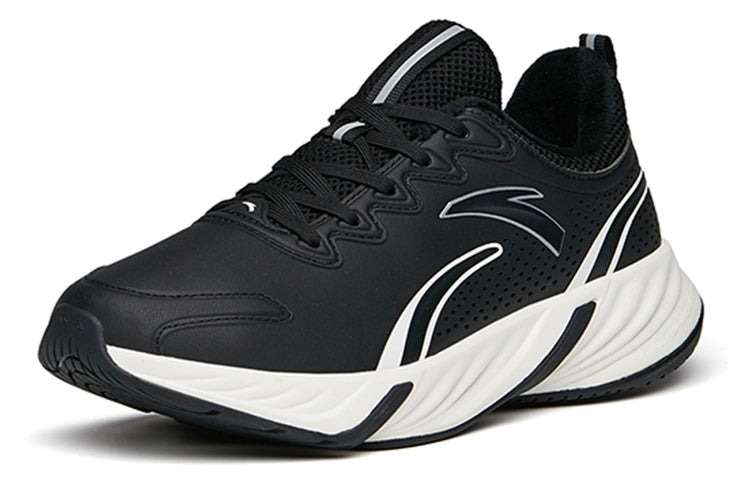 (WMNS) ANTA Run Collection Fleeced'Black White' 122145523-10 - 3