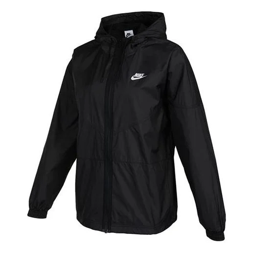(WMNS) Nike AS W Nike Sportswear RPL WR ESSNTL WVN JKT Jacket Black DD5853-010 - 1
