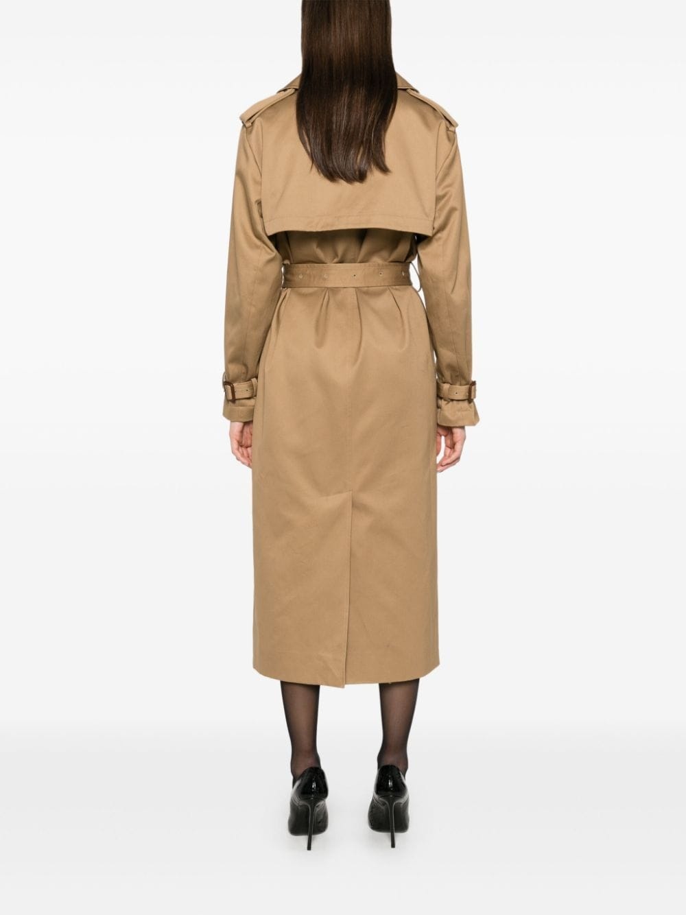 cotton trench coat - 4