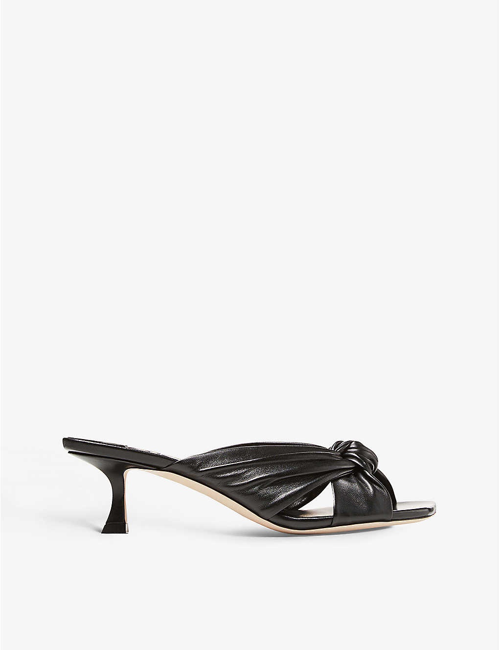 Avenue 50 heeled leather mules - 1