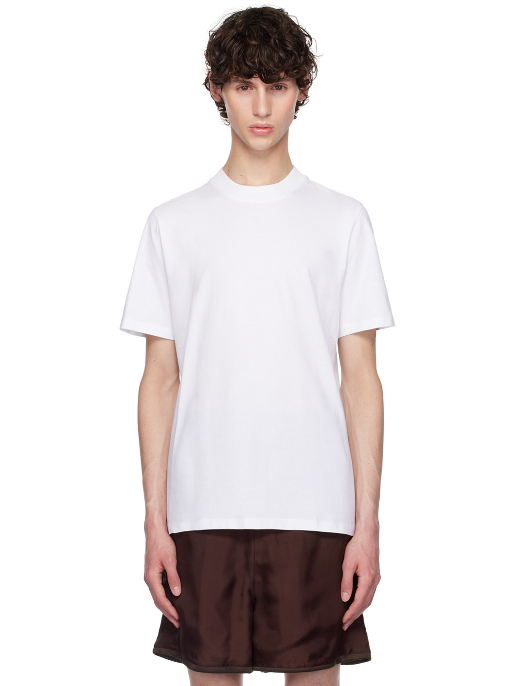 White Crewneck T-Shirt - 1