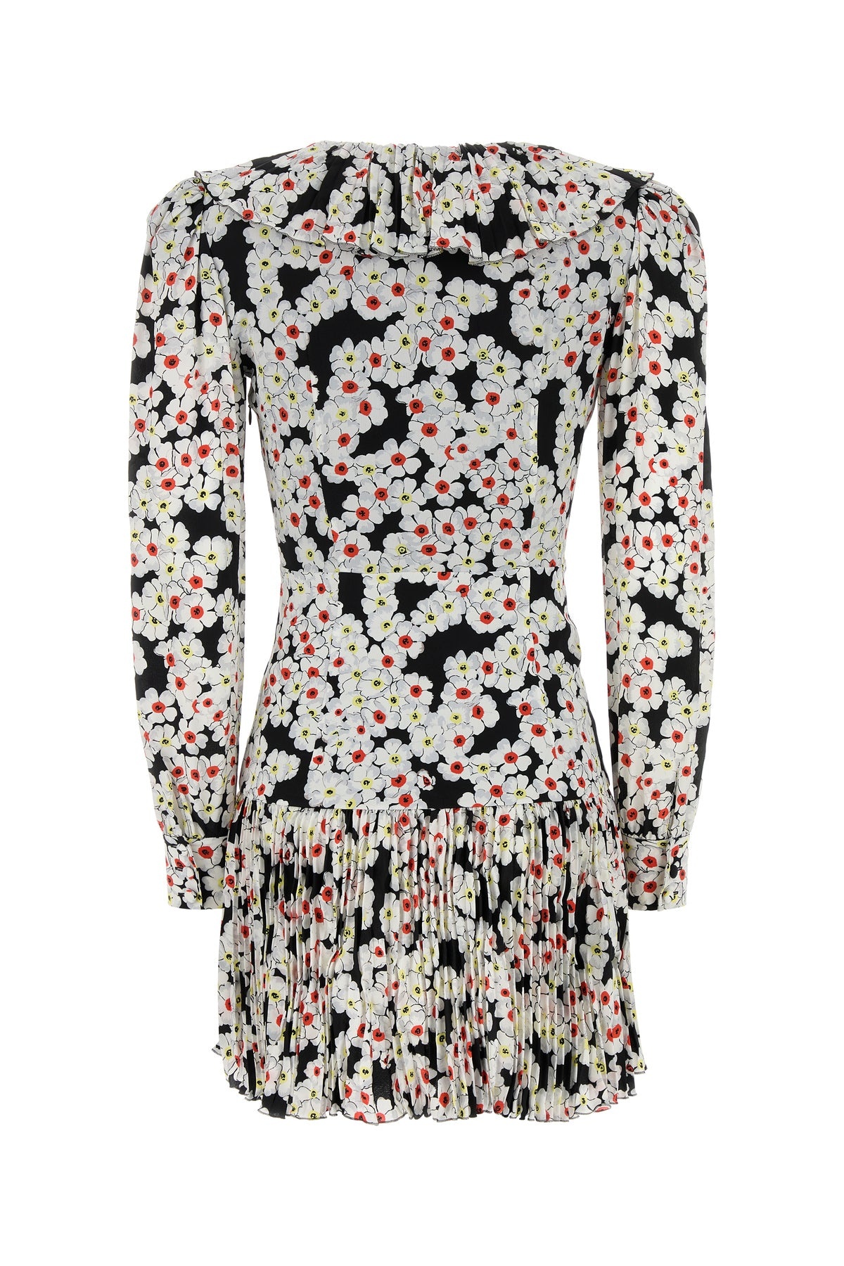 Printed silk mini dress - 2