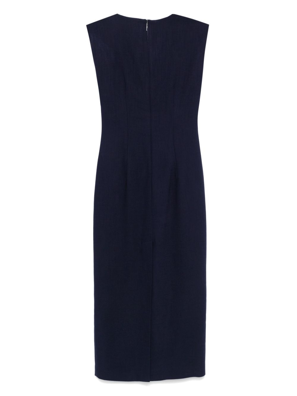twist-detail midi dress - 2
