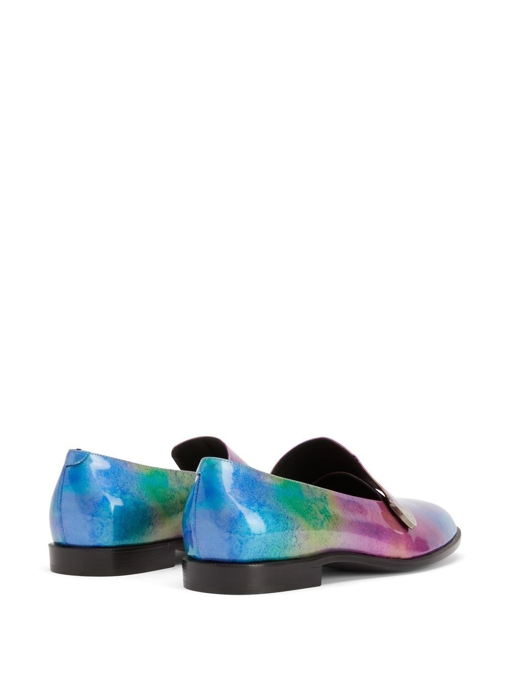 Eflamm multicolour-print leather loafers - 3