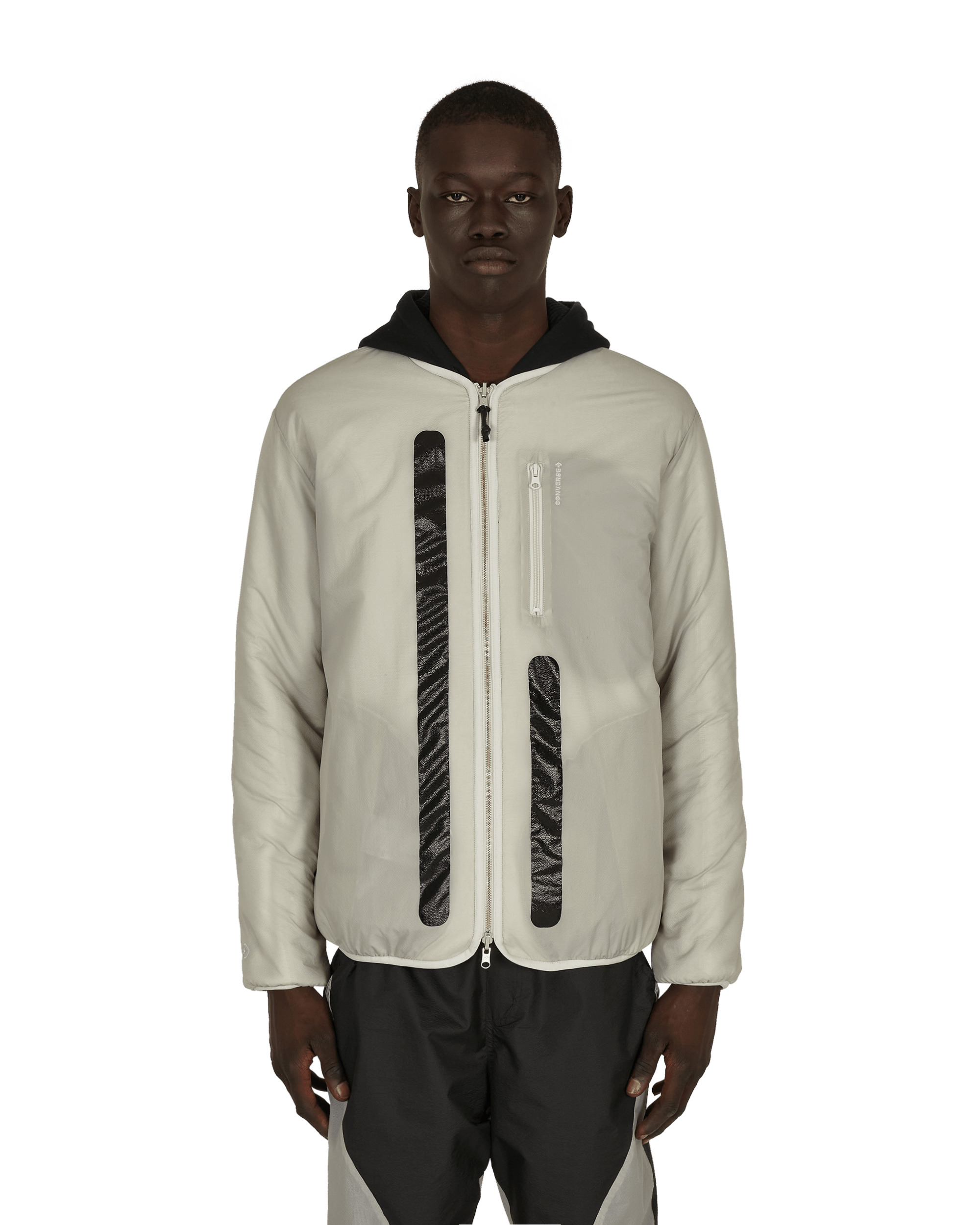 Slam Jam Sherpa Reversible Jacket Grey - 5