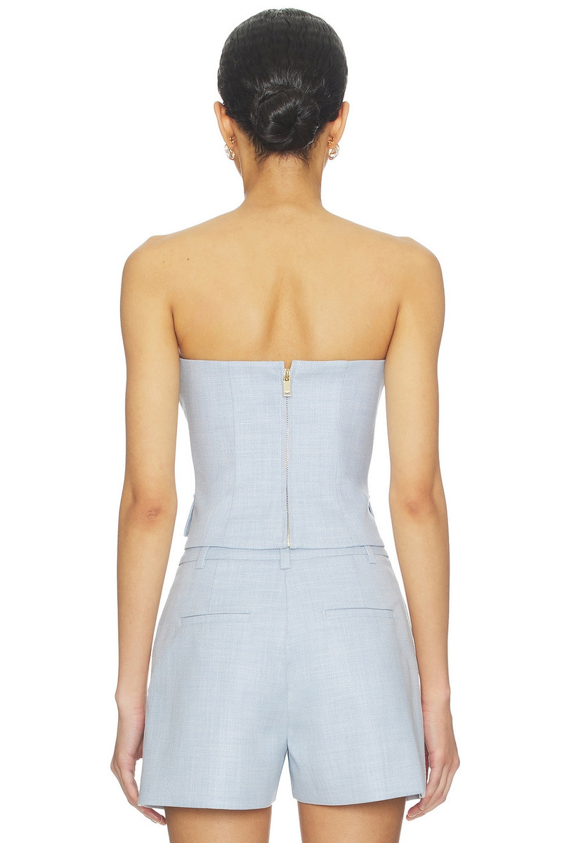 GENERATION LOVE Ellery Chambray Suiting Bustier outlook