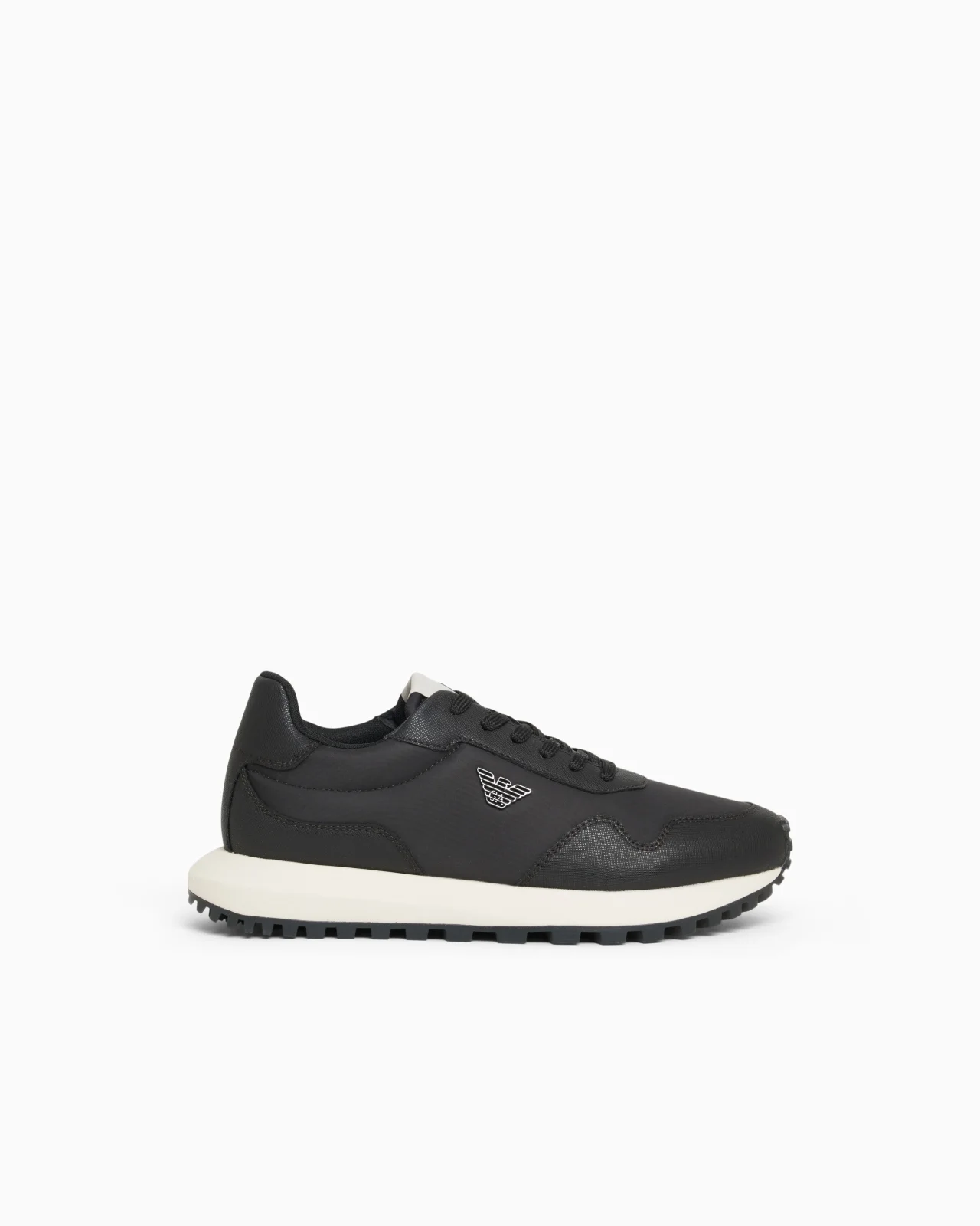 ASV RECYCLED NYLON SNEAKERS WITH REGENERATED SAFFIANO DETAILS - 1