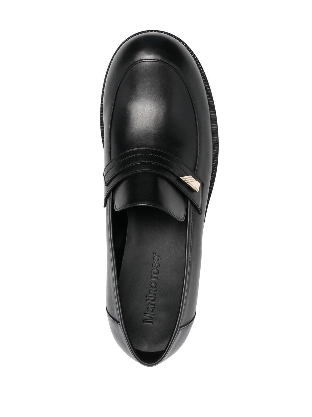 round-toe slip-on loafers - 4
