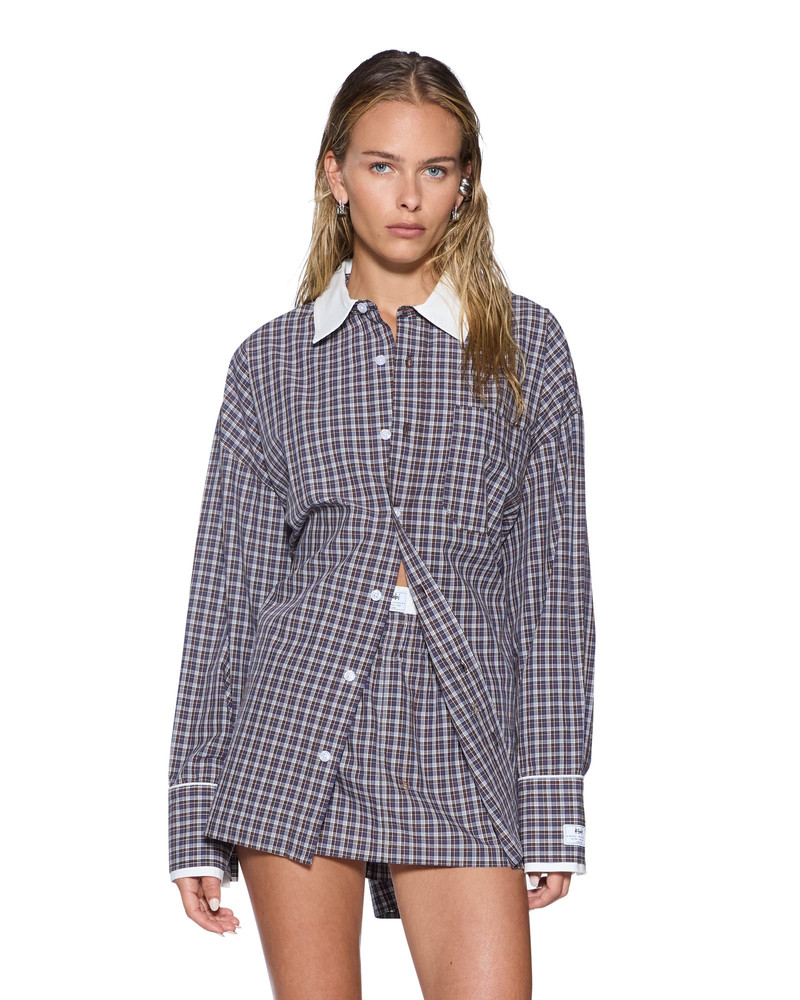 ASTRA LS SHIRT WHITE PLAID 1