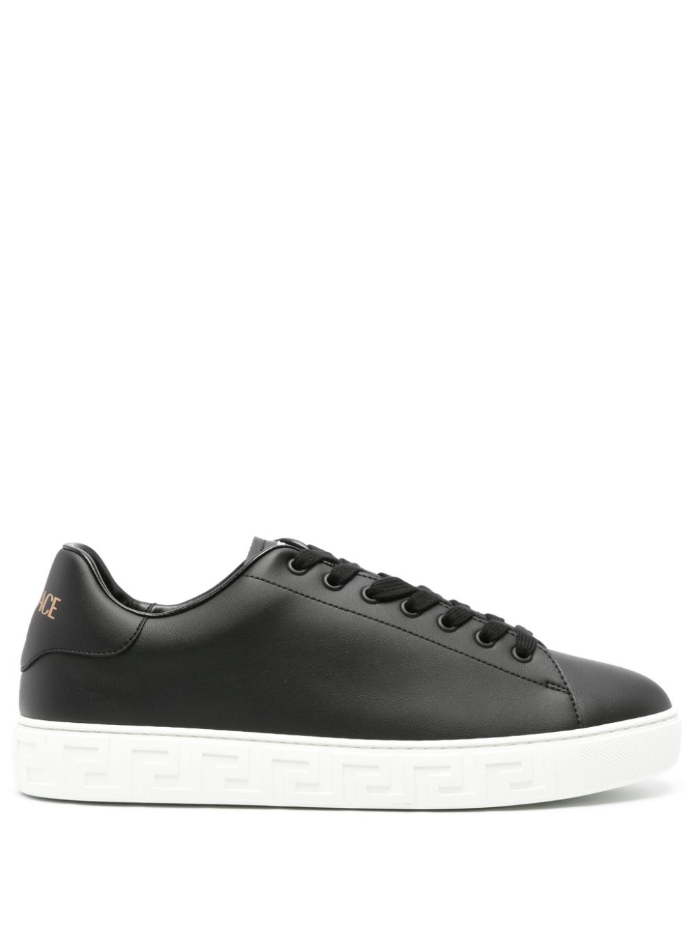 Greca faux-leather sneakers - 1