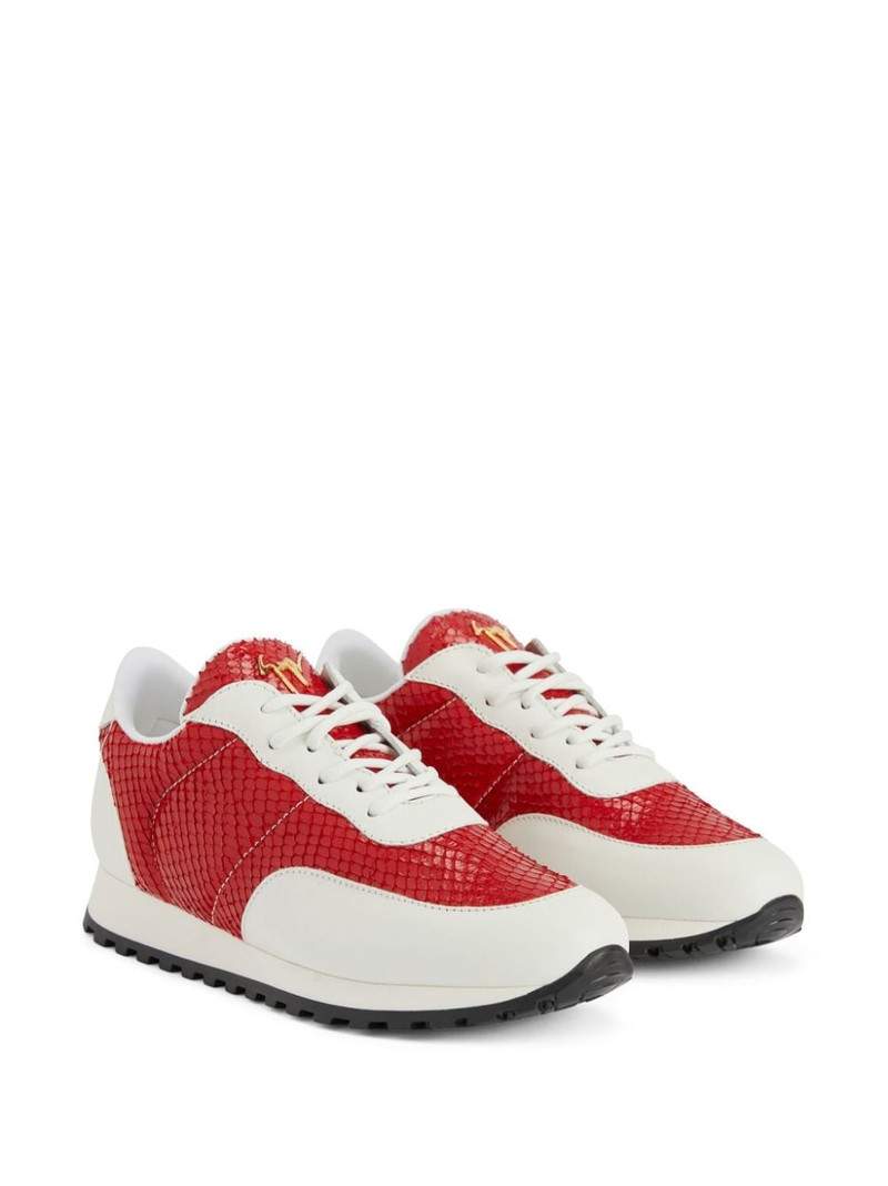 Giuseppe Zanotti Jimi Running logo-plaque sneakers outlook